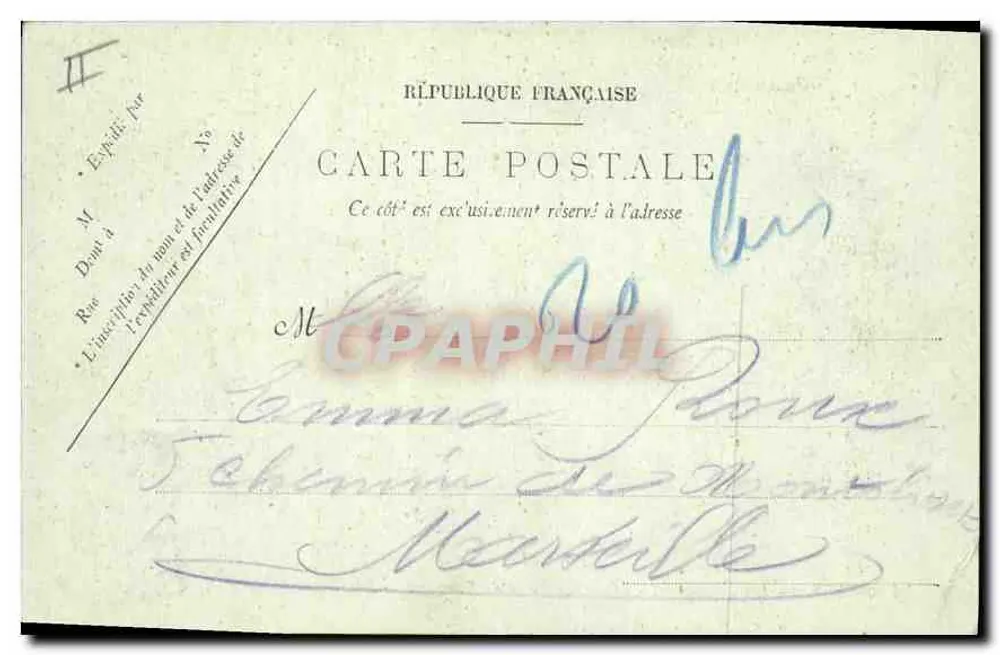 Les Aliscamps — Alte Tor des Friedhofs — LL. — ARLES - Rückseite