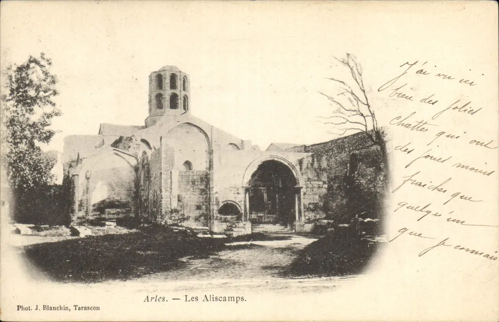 Arles — Os Aliscampos — Fot. J. Blanchin, Tarascon - Frente