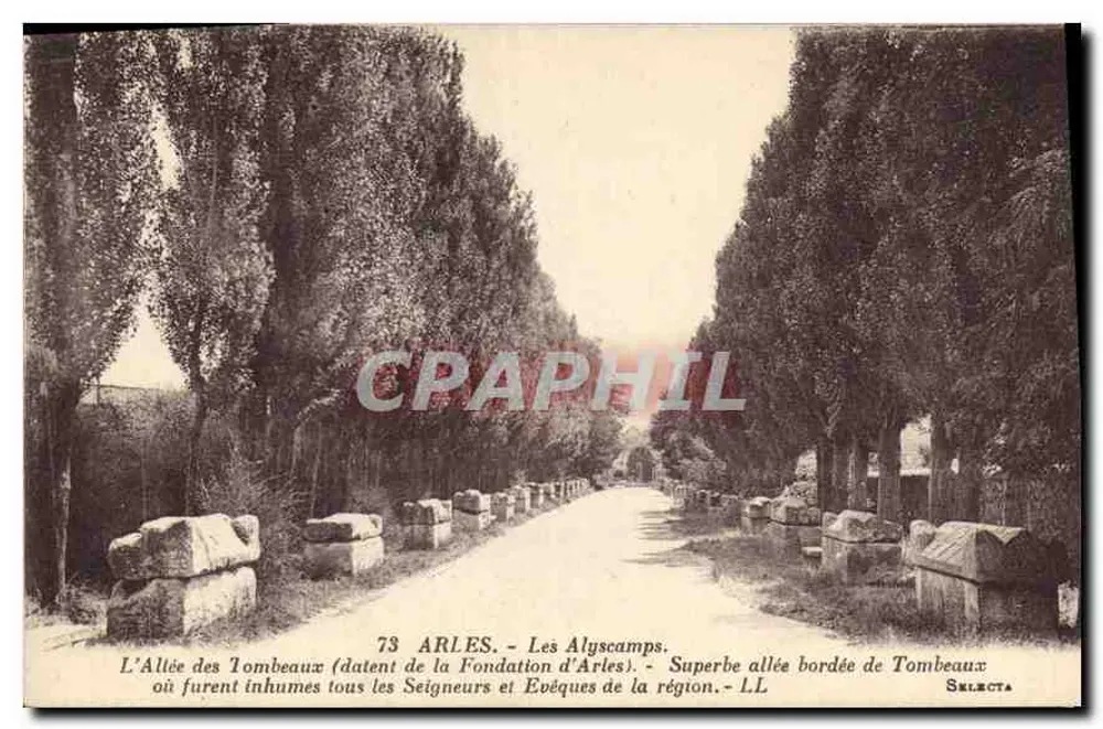 Les Alyscamps - Avenida dos Túmulos - Selecta - Frente