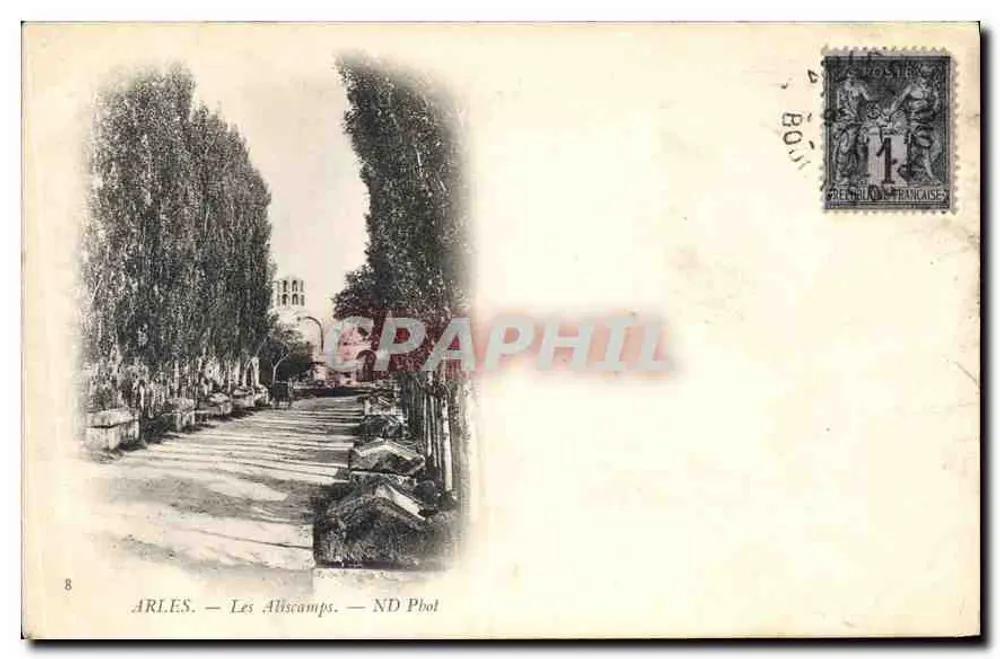 Arles — Les Aliscamps — ND Pbol - Frente