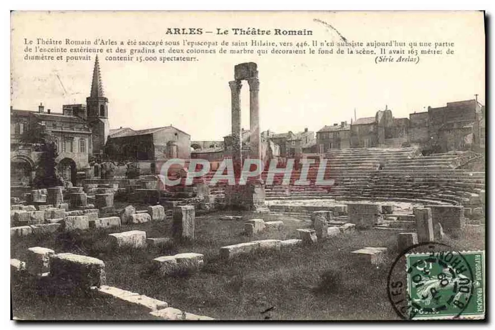 Arles — O Teatro Romano — Série Arles - Frente