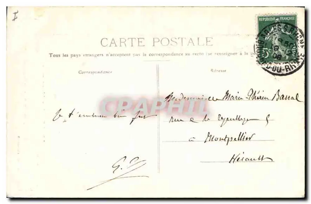 ARLES — Les Alyscamps — Fot. Blanchin, Tarascon - Verso