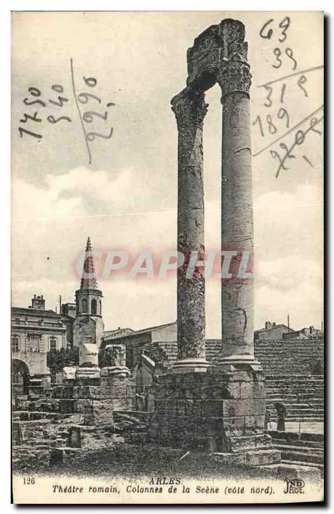 Arles — Römisches Theater, Säulen der Bühne (Nordseite) — JND, Nr. 126 - Vorderseite