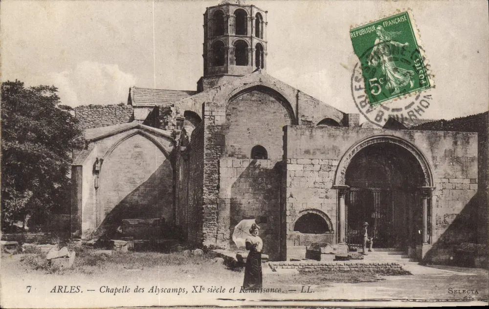 Arles — Capela dos Alyscamps, século XI e Renascimento — Selecta - Frente