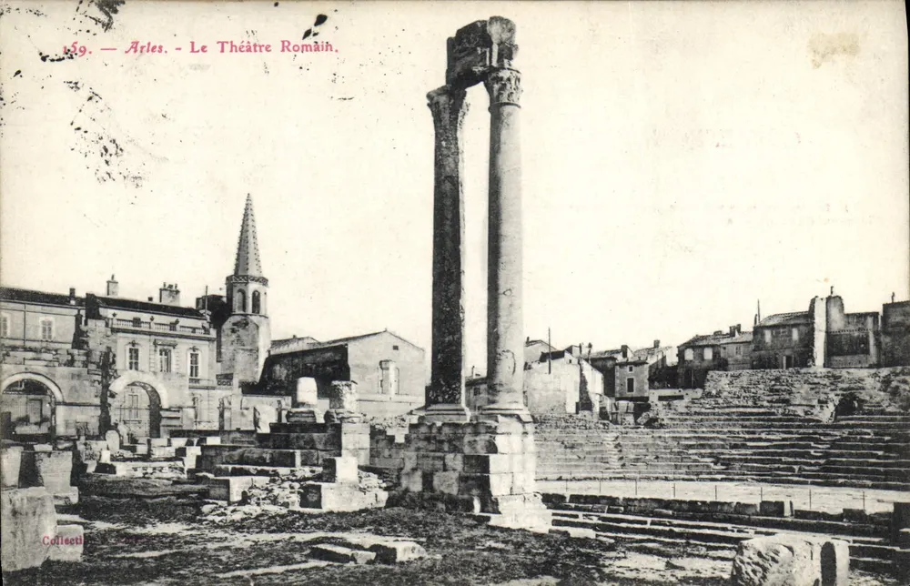 Arles — Het Romeinse Theater — Collectie Gourdon, n° 139 - Voorkant