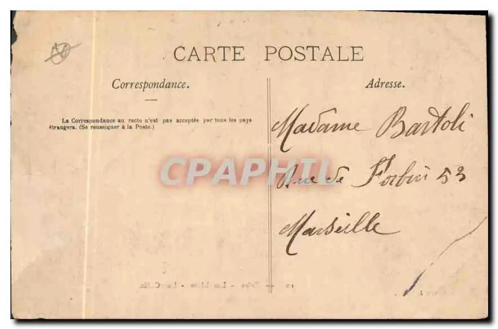 Arles - Les Lices - Les Cafés — Pulimen & Poiry, n°106 - Verso