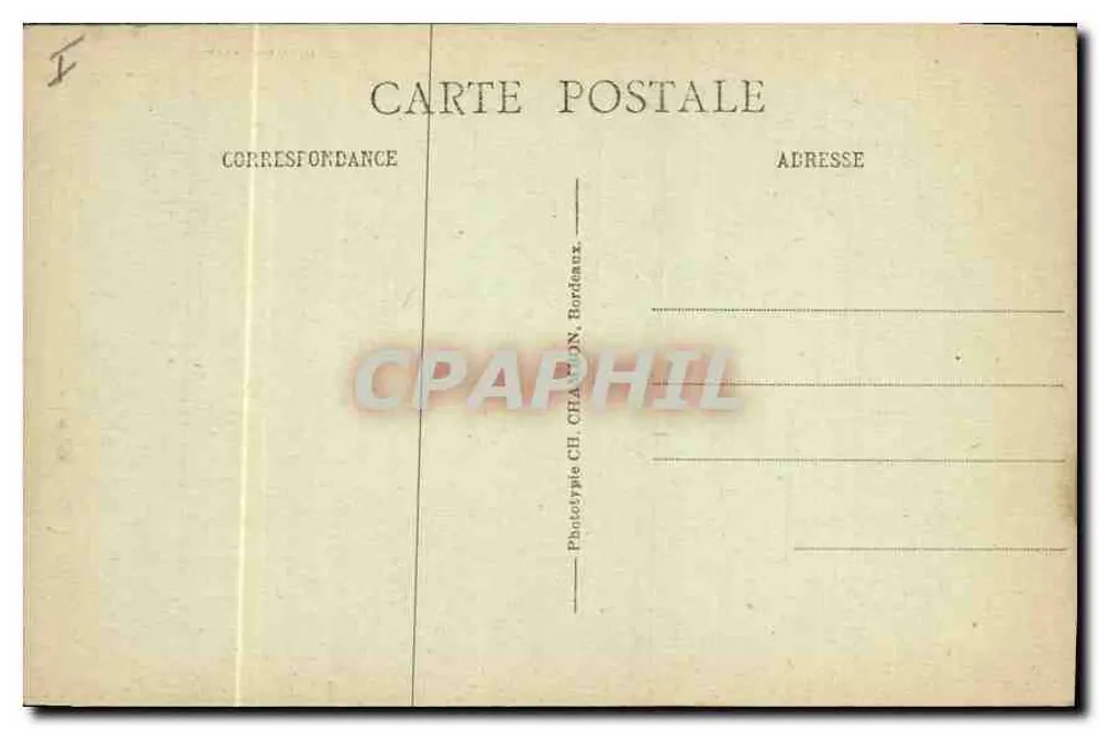 Denkmal der Girondins (Nordgruppe) — Bordeaux — C.B. - Rückseite