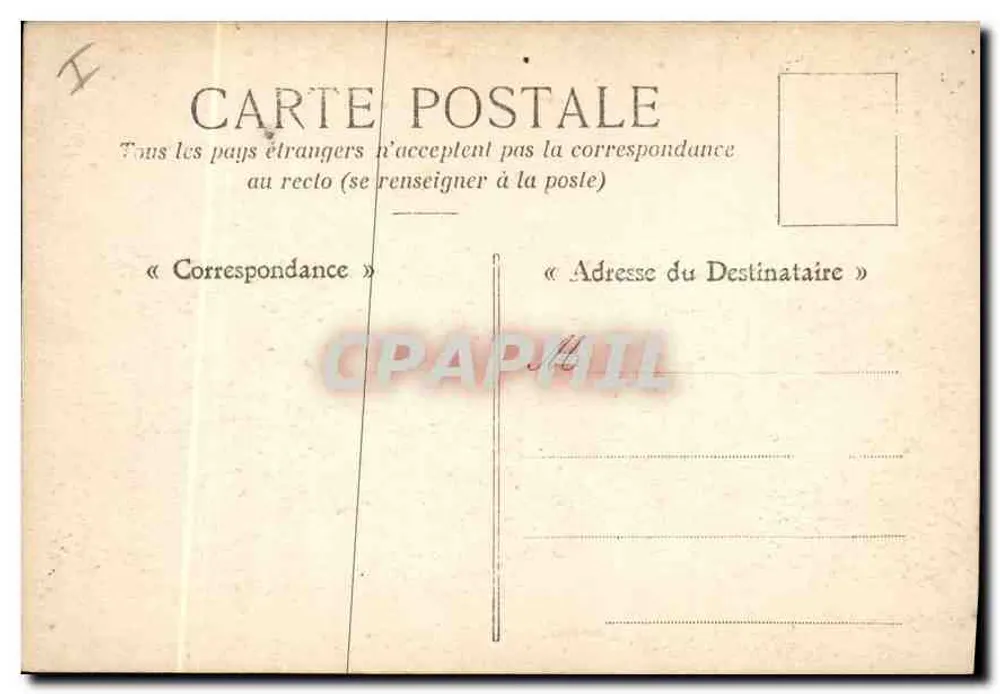 Bordeaux — A Faculdade de Direito — L. Bosq, n°40 - Verso