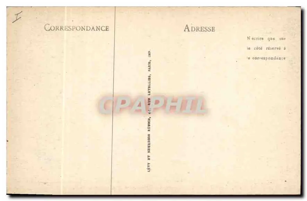 Bordeaux — Säule der Girondinen und die Quinconces — Verlag L.C. - Rückseite