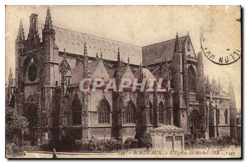 Bordeaux — A Igreja de São Miguel — 249 - Frente