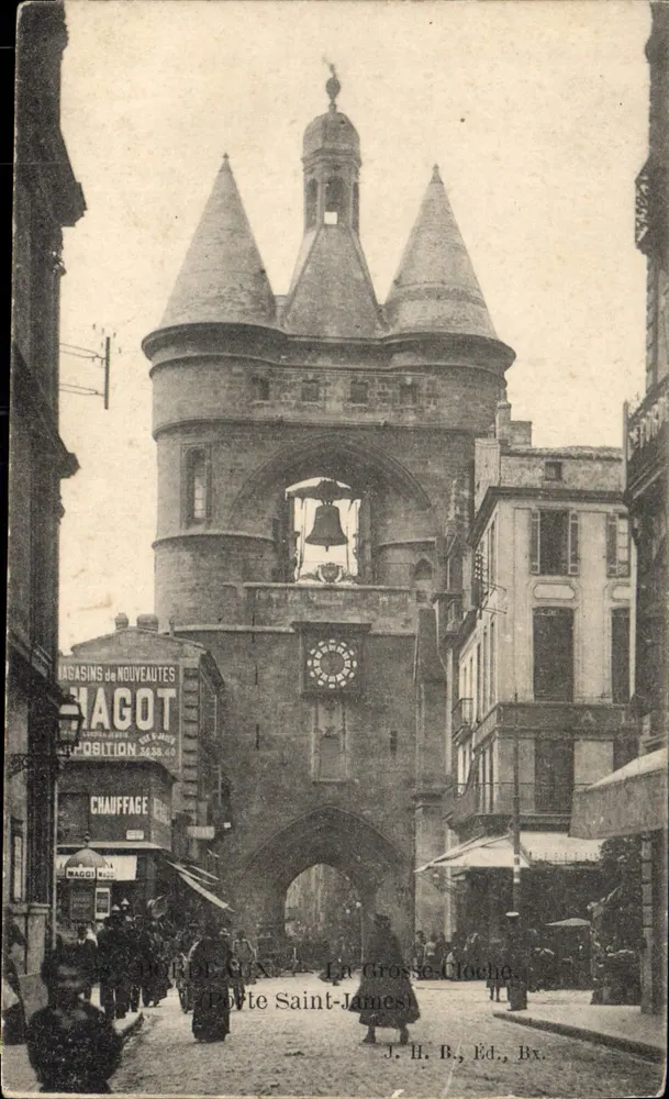 Bordeaux — A Grande Campanha (Porta Saint-James) — J. H. B., Ed., Bx. - Frente