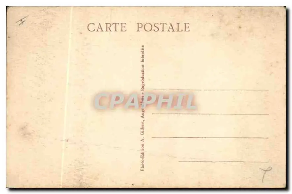 Bordeaux — No Jardim Público — A. G. A. - 4224 - Verso