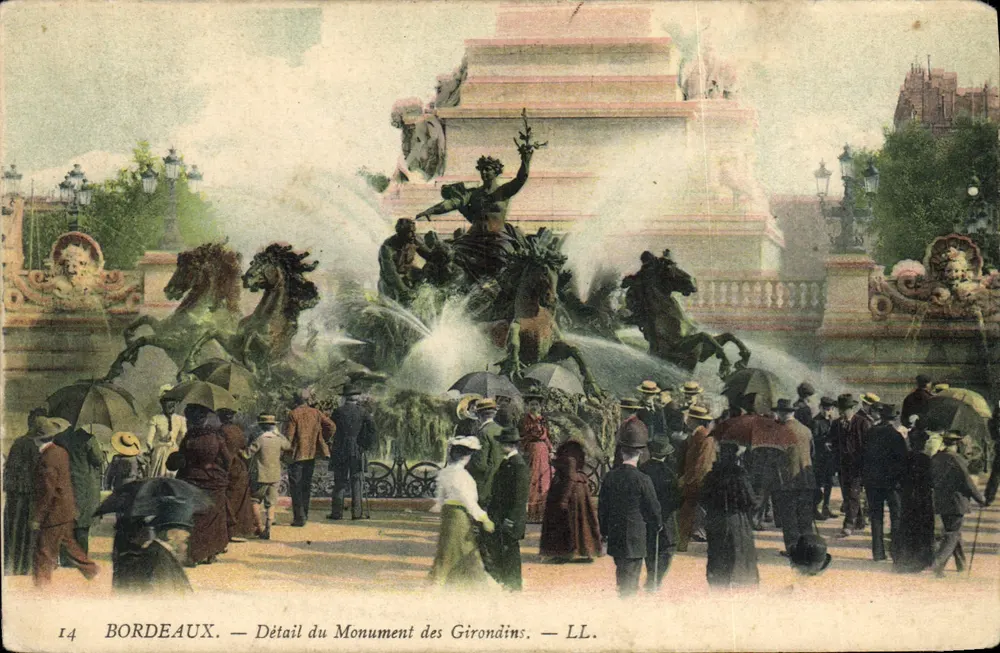 Bordeaux — Detail des Girondins-Monuments — LL. n°14 - Vorderseite