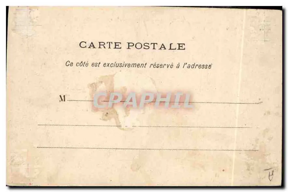Bordeaux - Militärparade am 14. Juli - Die Tribünen — A. Sénard, Verlag #X - Rückseite
