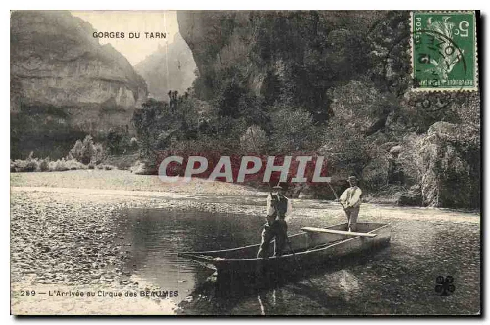 Gorges do Tarn — A Chegada ao Circo dos Beaumes — Editor não identificado, n° 259 - Frente