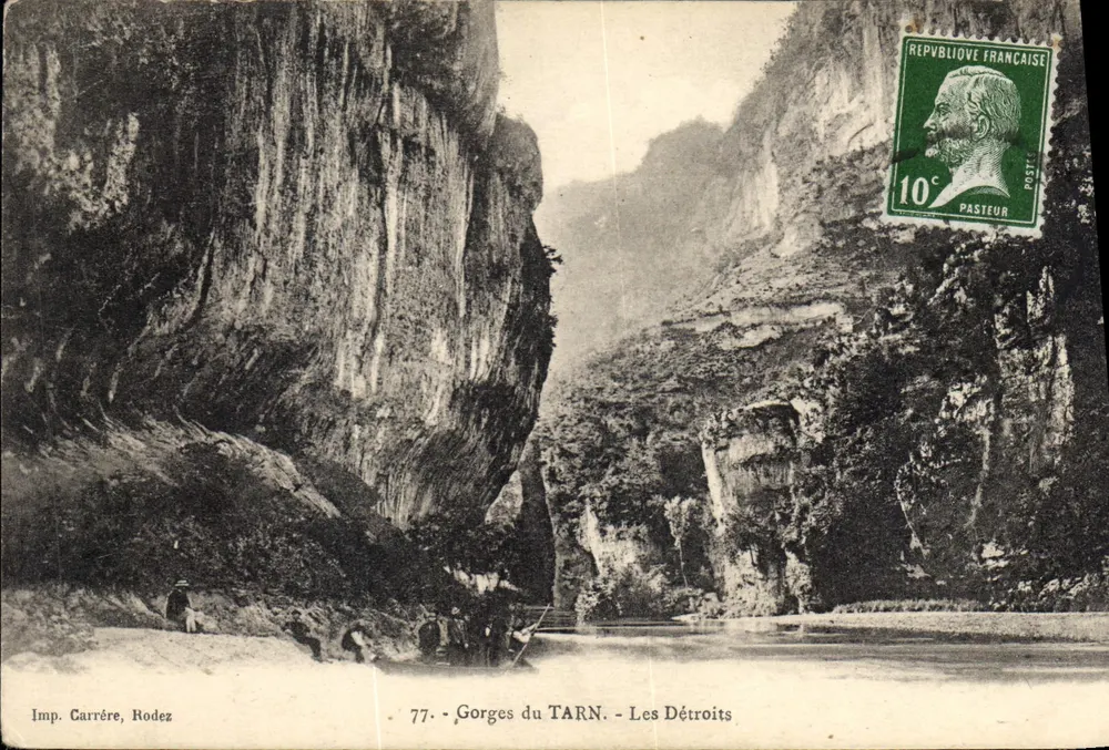 Gorges do TARN - Os Detroits — Imp. Carrère, Rodez, n°77 - Frente