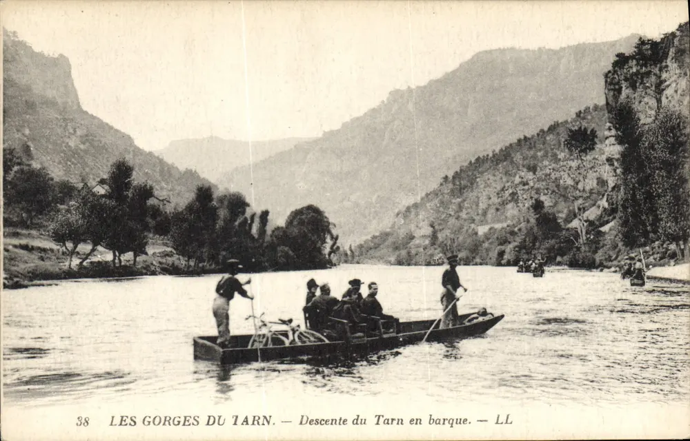 Die Gorges du Tarn — Abstieg des Tarn in einem Boot — LL - Vorderseite