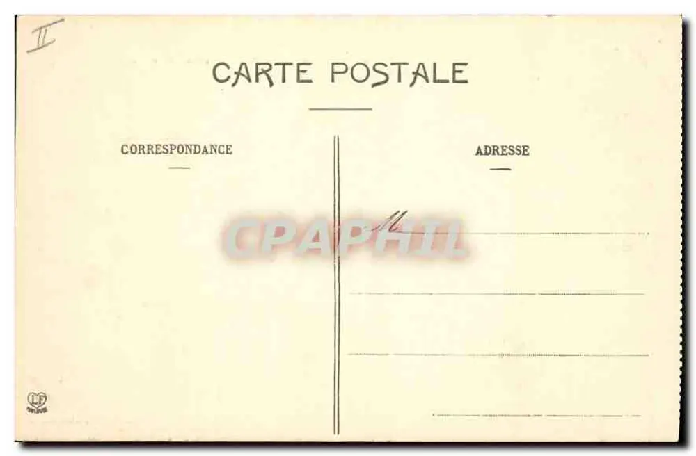 La Lozère — Route des Gorges du Tarn, nahe Les Baumes — Phototypie Labouche Frères, Toulouse - Rückseite