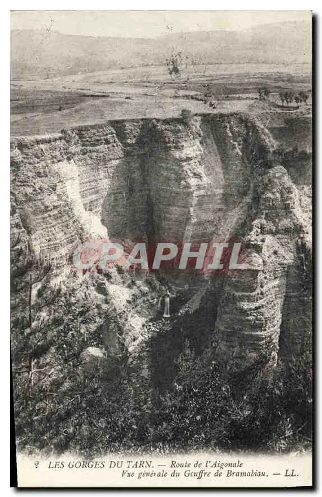Die Tarn-Schluchten — Allgemeiner Blick auf den Bramabiau-Schlund — LL. - Vorderseite