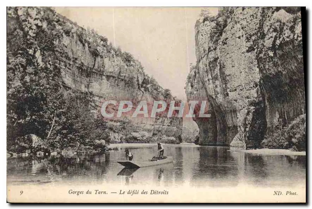 Gorges do Tarn — O Desfiladeiro dos Détroits — ND. Fot. - Frente