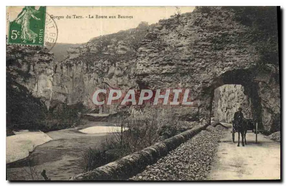 Gorges do Tarn - A Estrada das Baumas — editor não visível, número de série não visível - Frente