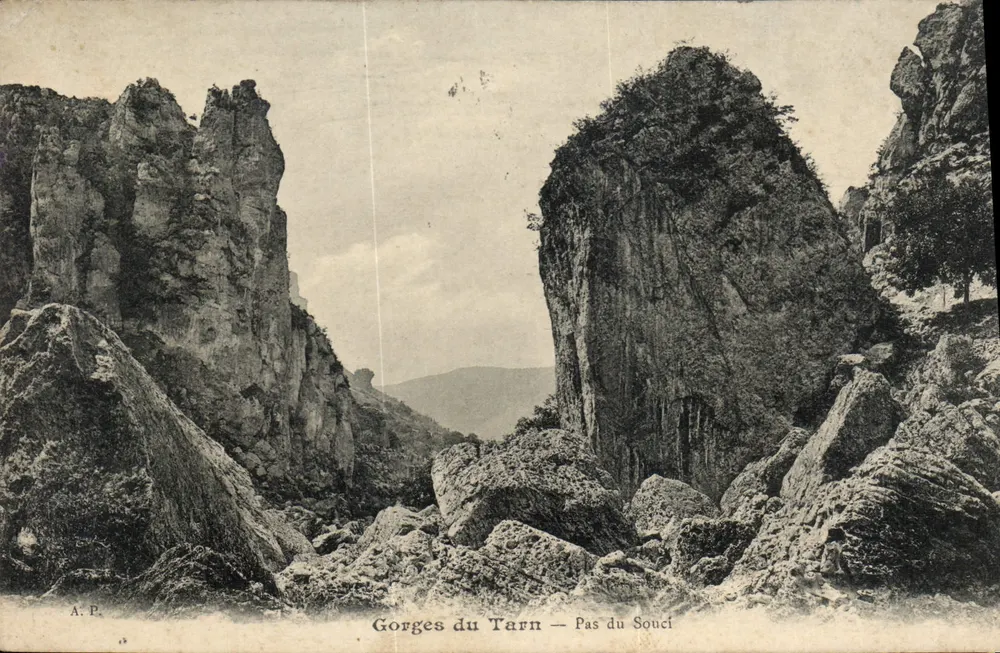 Gorges do Tarn — Passo do Cuidado — A.P. - Frente