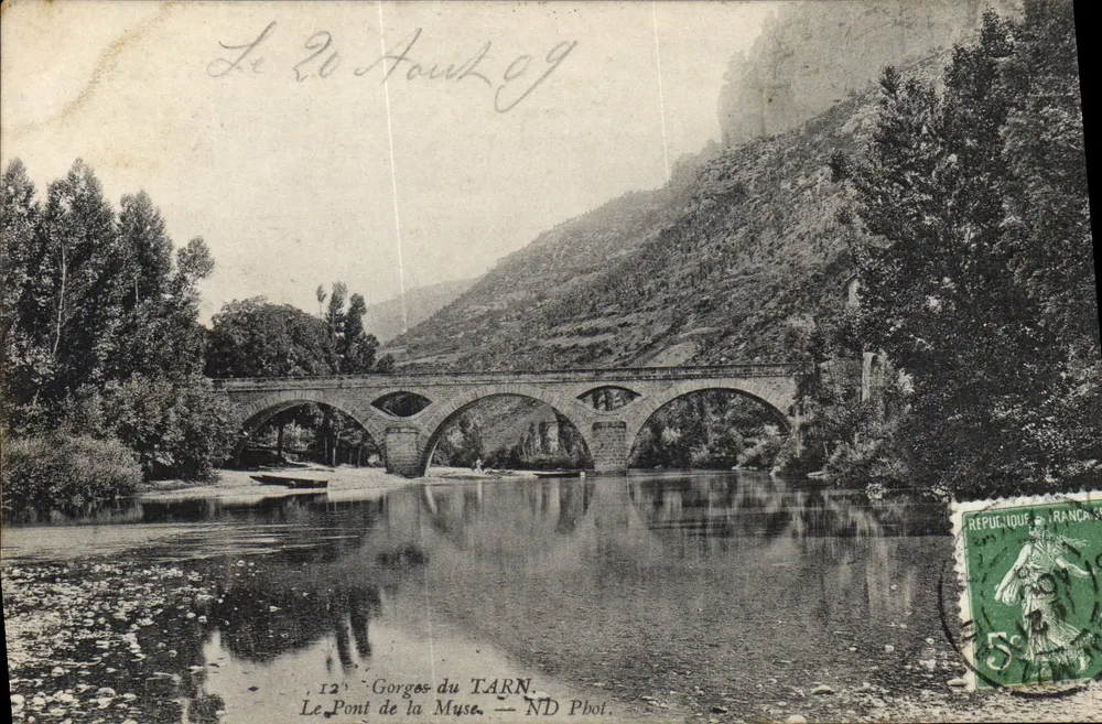 Gorges do Tarn — O Ponte da Musa — ND Fot. - Frente