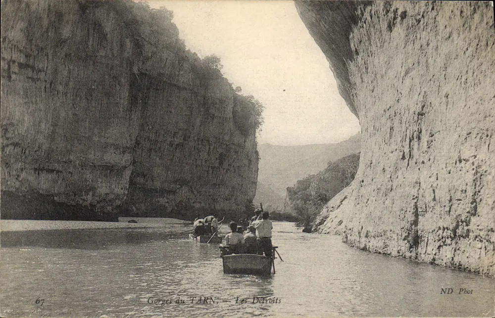 Gorges do TARN — Os Détroits — ND Phot - Frente