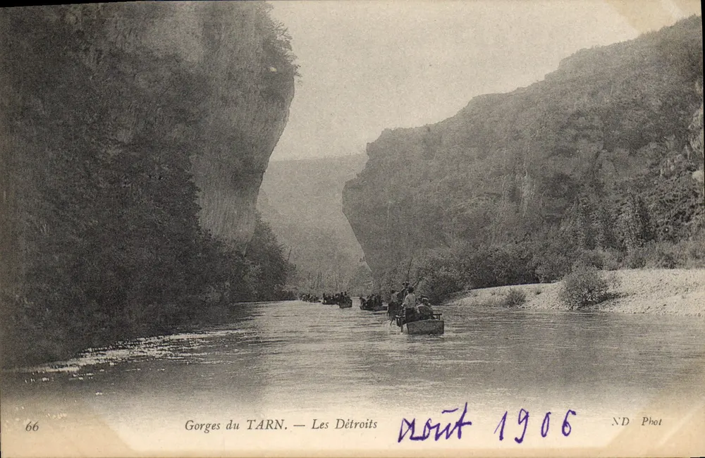 Gorges do TARN — Les Détroits — ND Phot - Frente