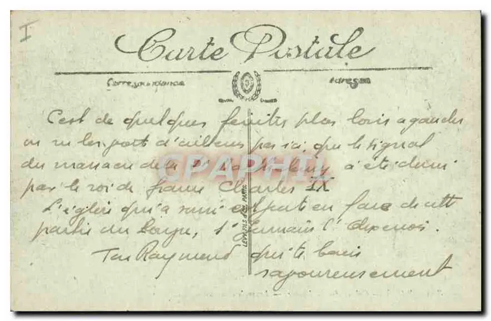 Paris — Colunatas do Louvre — LL. n°305 - Verso