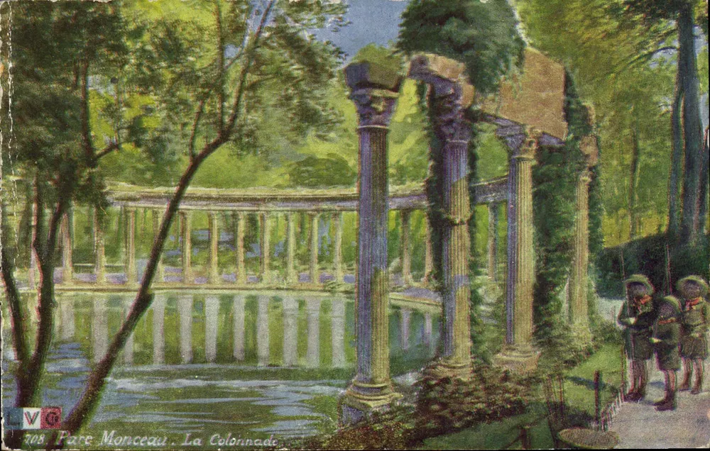 Parc Monceau — A Colunata — VG n°708 - Frente