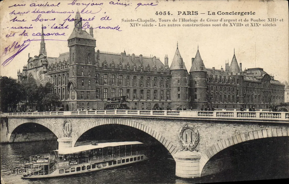 Paris — A Conciergerie — Picon, n°4054 - Frente