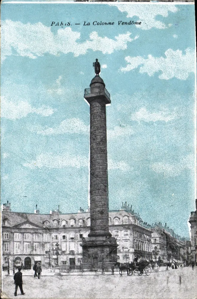 Paris — A Coluna Vendôme — Edição anônima - Frente