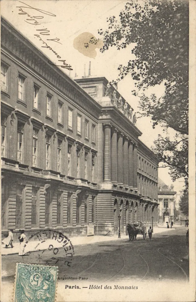 Paris — Hotel das Moedas — Angoulême-Paris - Frente