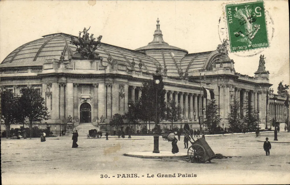 Paris — O Grande Palácio — Editor desconhecido, n° 30 - Frente