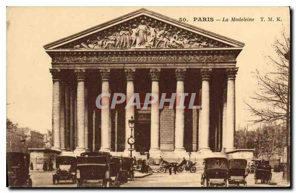 Paris — A Madeleine — T. M. K. - Frente