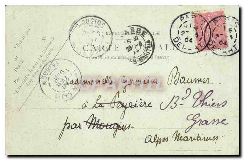 Paris — O Boulevard Montmartre — LL - Verso