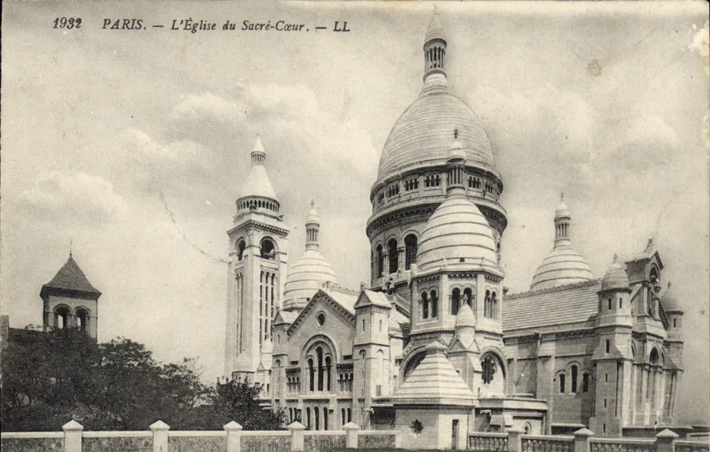 París — La Iglesia del Sagrado Corazón — LL - Anverso