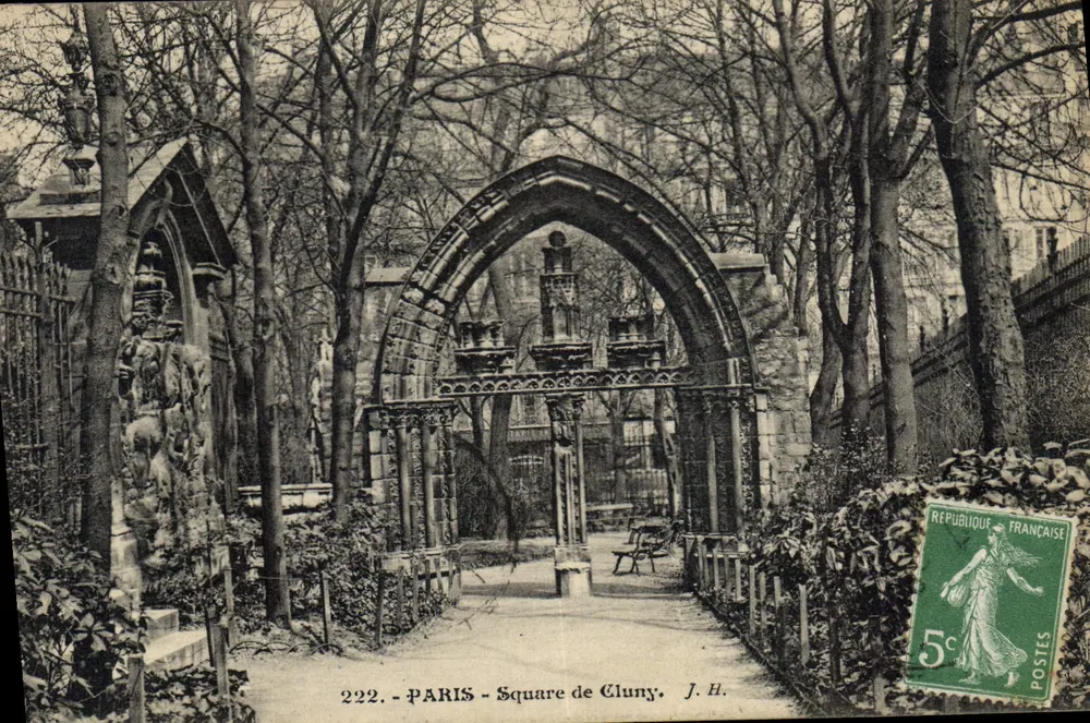 Paris - Square de Cluny — J. H. n°222 - Frente