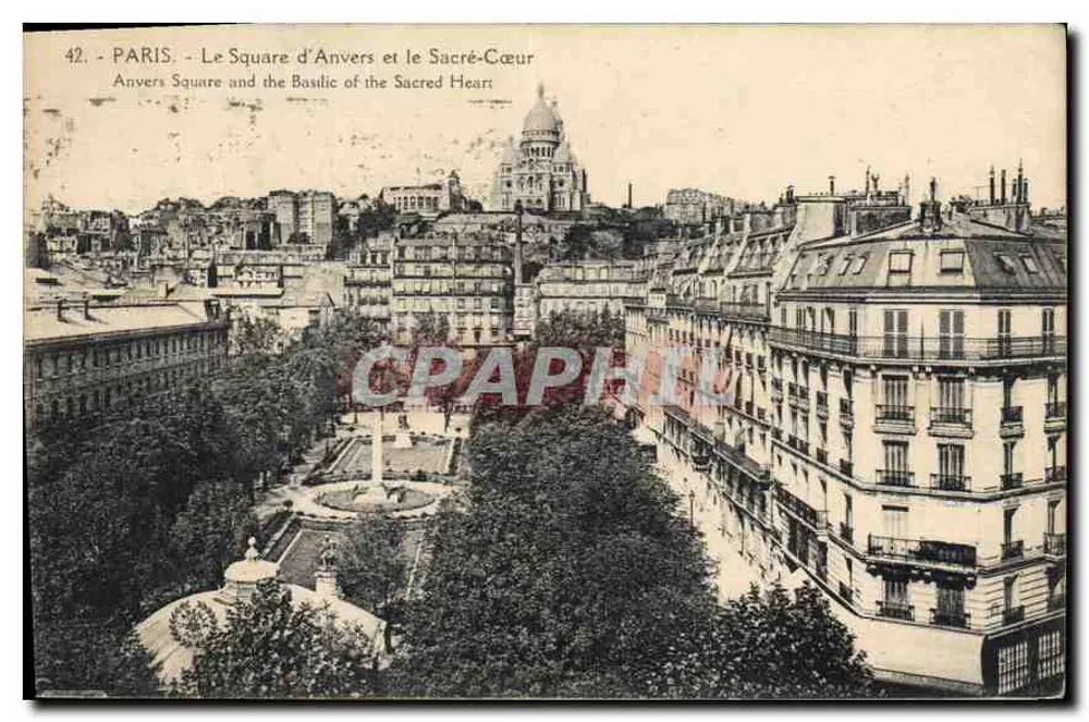 Paris - O Square d'Anvers e o Sacré-Cœur — n°42 - Frente