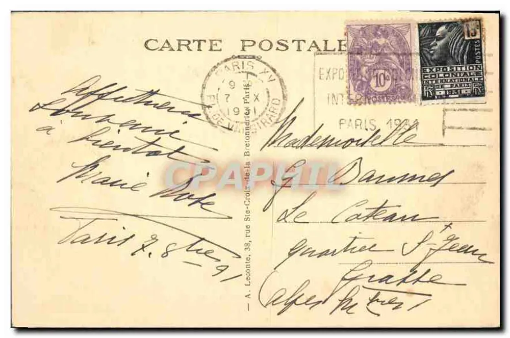 Paris — O Ponte Alexandre-III — Alexander III Bridge — 113 - Verso