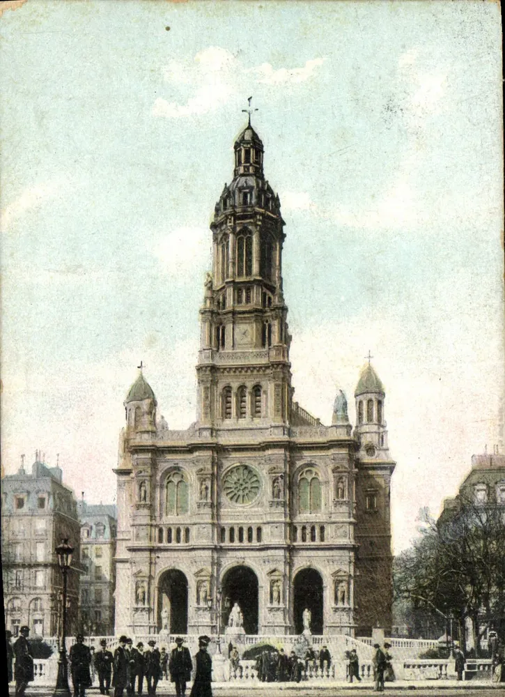 Igreja de Santa Clotilde — Paris — editor Aqua-Photo L.Y. & Cie - Frente