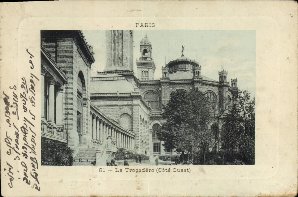 Het Trocadéro — Westzijde — S.R.A. n°81 - Voorkant
