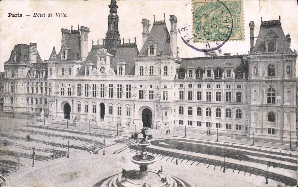 Paris — Palácio de Justiça — editor não visível - Frente