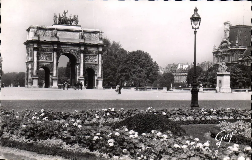 Paris und seine Wunder — Platz und Arc de Triomphe de Carrousel (1806) — Guy - Vorderseite