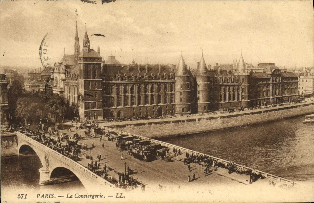 Paris — A Conciergerie — LL. — N° 571 - Frente