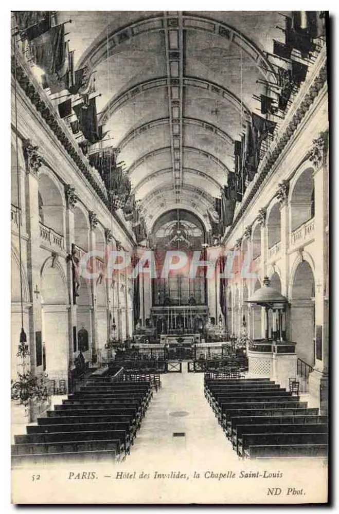 PARIS — Hôtel des Invalides, die Kapelle Saint-Louis — ND Phot. - Vorderseite
