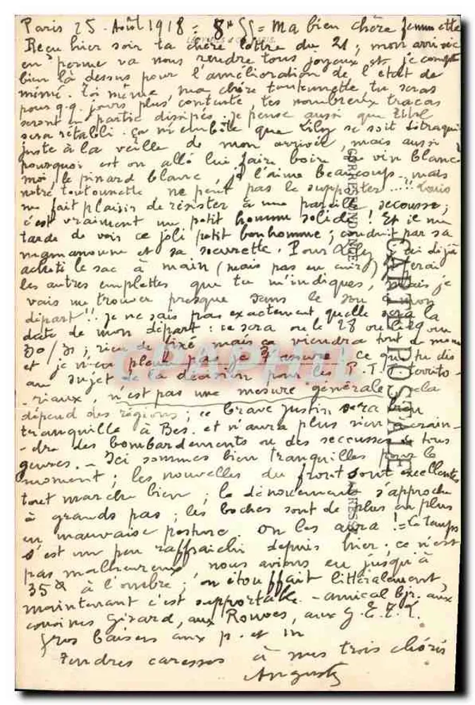 Paris — O Viaduto de Auteuil — LL. n° 273 - Verso