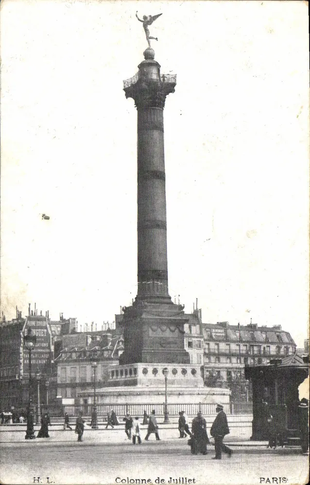 Coluna de Julho — Paris — H.L. n° 143 - Frente