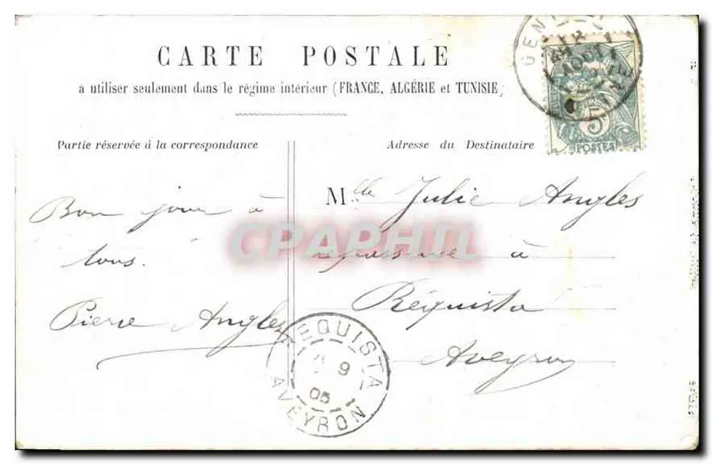 Coluna de Julho — Paris — H.L. n° 143 - Verso